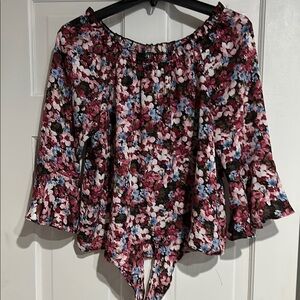 Floral Off-Shoulder Women's Top
